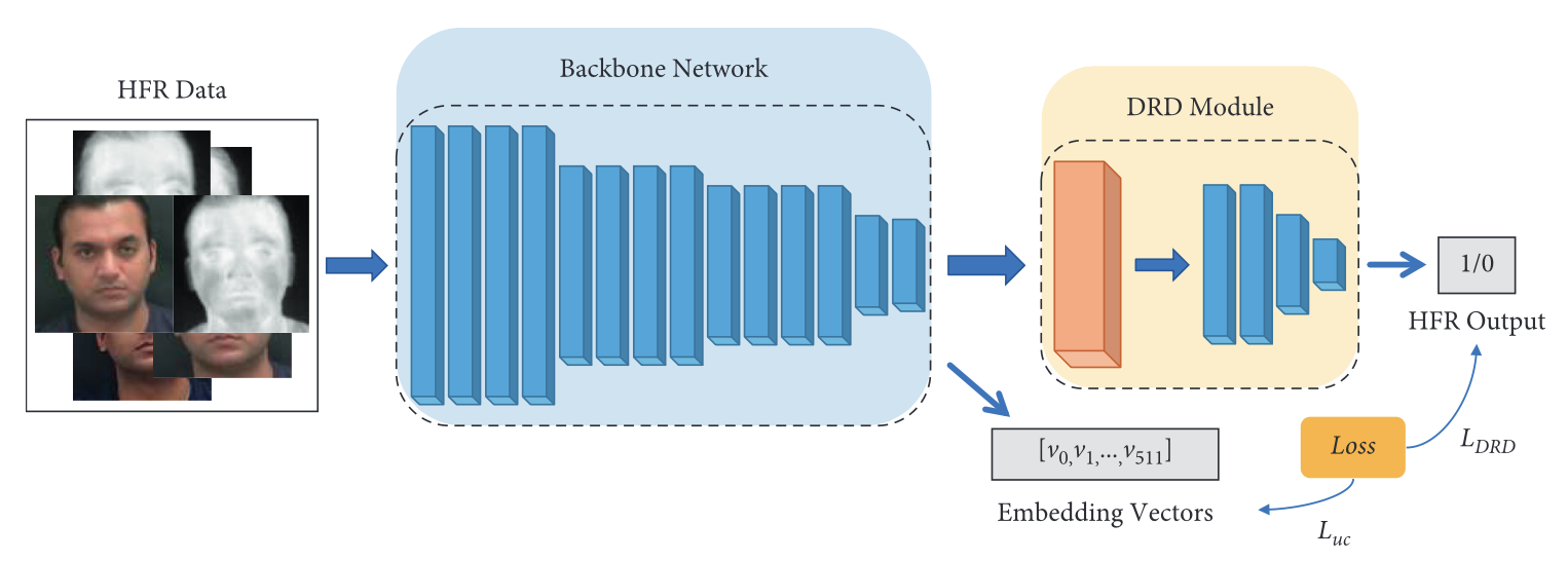 Cross-modality face recognition network architecture